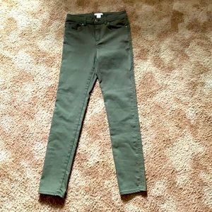 H&M olive jeggings - 4 - NWOT